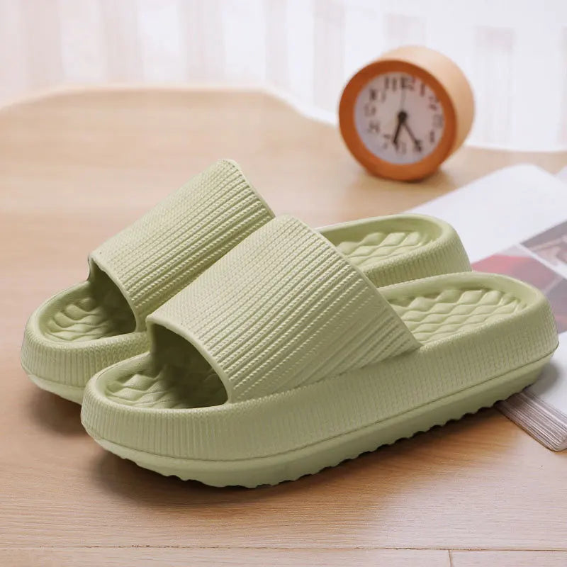 New EVA House Anti-Skid Slipper for Women and Men, 4CM Thick Sole and Cloud-Like Feeling