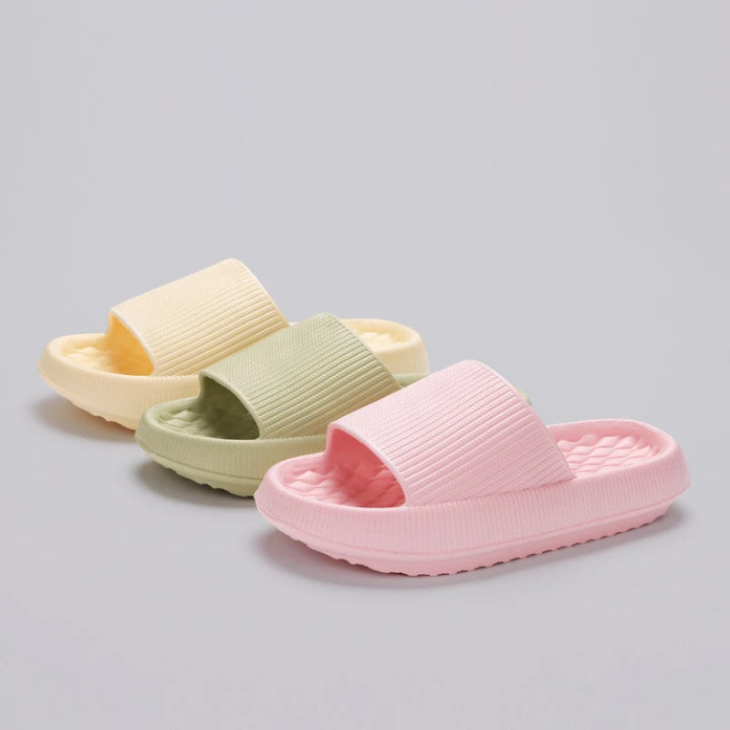 New EVA House Anti-Skid Slipper for Women and Men, 4CM Thick Sole and Cloud-Like Feeling